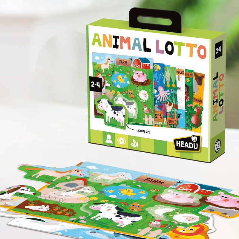 هيدو لعبة هيدو أنيمال لوتو MU22847 التعليمية للأطفال والأولاد والبنات من عمر 2 إلى 4 سنوات - Image 5